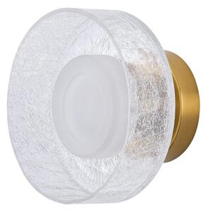 LED Nástenné svietidlo LED/8W/230V 3000K zlatá/číra