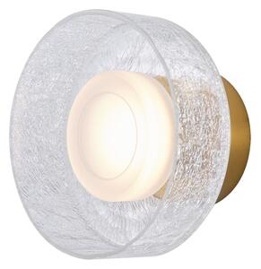 LED Nástenné svietidlo LED/8W/230V 3000K zlatá/číra