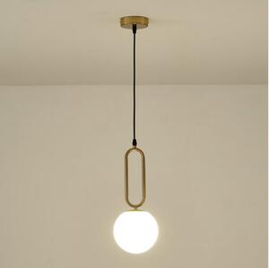 Luster na lanku 1xE27/40W/230V mosadz