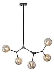 Luster na tyči 5xG9/15W/230V šedá