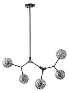 Luster na tyči 5xG9/15W/230V šedá