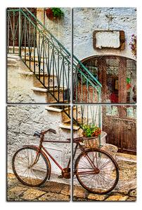 Obraz na plátne - Stará ulica v Taliansku - obdĺžnik 7153D (90x60 cm)