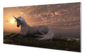 Nástenný panel  Unicorn horské slnko 100x50 cm