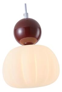 Luster na lanku 1xG9/7W/230V biela/hnedá