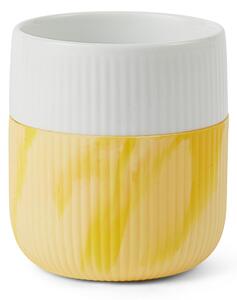 Porcelánový hrnek Fluted Contrast Marble Bright Sun 350 ml