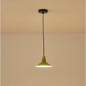 Luster na lanku 1xE27/15W/230V zelená