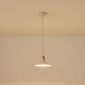 Luster na lanku 1xE27/15W/230V biela