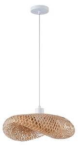 Luster na lanku 1xE27/40W/230V bambus