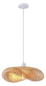 Luster na lanku 1xE27/40W/230V bambus