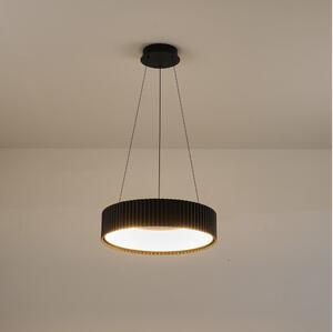 LED Luster na lanku LED/30W/230V 3000K čierna