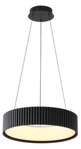 LED Luster na lanku LED/30W/230V 3000K čierna