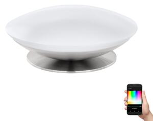Eglo 33324 - LED RGBW stmievateľná stolná lampa FRATTINA-C LED/18W/230V matný chróm