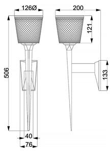Elstead BATH-VERITY-PG-LED Kúpeľňové nástenné svietidlo VERITY 1xG9/3W/230V IP44