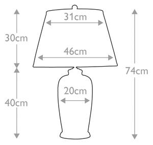 Elstead BLACKBIRDS-TL - Stolná lampa BLACK BIRDS 1xE27/60W/230V