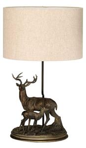 Elstead DL-AMELIA-TL - Stolná lampa AMELIA 1xE27/40W/230V bronzová