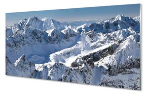 Nástenný panel  horské zimné 100x50 cm