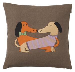 Spira of Sweden Obliečka na vankúš Dog Love 50x50