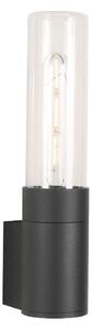 Zuma Line SJ17611 - Vonkajšia nástenná lampa WALLY 1xE27/60W/230V IP54 čierna