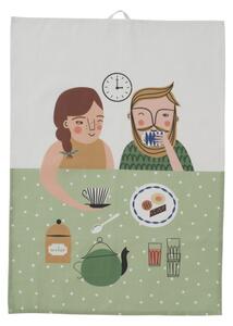 Spira of Sweden Ľanová utierka Fika 50x70