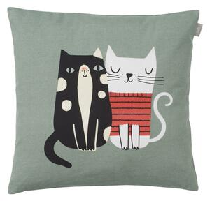 Spira of Sweden Obliečka na vankúš Cat Love 50x50