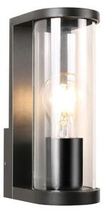 Zuma Line SJ15111- Vonkajšie nástenné svietidlo TWILIGHT 1xE27/60W/230V IP44 čierna