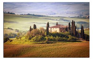 Obraz na plátne - Talianská venkovská krajina 1156A (75x50 cm)