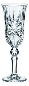 Crystal Bohemia poháre na sekt Lorey ribbon 150 ml 6 ks