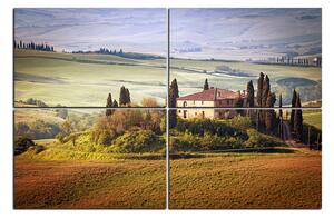 Obraz na plátne - Talianská venkovská krajina 1156E (150x100 cm)