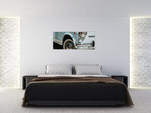 Obraz - Retro auto Fiat (120x50 cm)