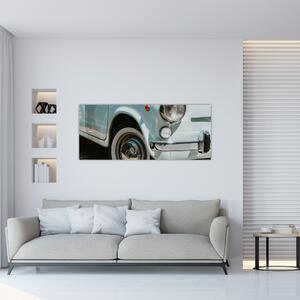 Obraz - Retro auto Fiat (120x50 cm)