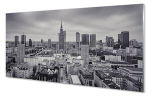 Nástenný panel  Varšava mrakodrapy panorámu 100x50 cm