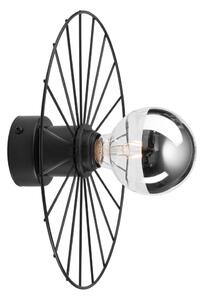 Nástenné svietidlo MONTANA 1xE27/15W/230V pr. 30 cm čierna