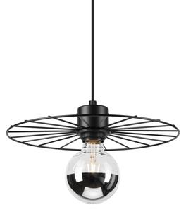 Luster na lanku MONTANA 1xE27/15W/230V pr. 30 cm čierna