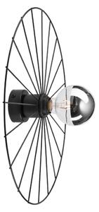 Nástenné svietidlo MONTANA 1xE27/15W/230V pr. 45 cm čierna