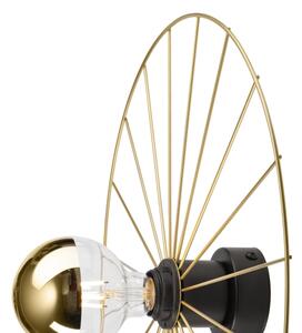 Nástenné svietidlo MONTANA 1xE27/15W/230V pr. 45 cm zlatá