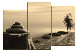 Obraz na plátne - Zen stones 1162FC (150x100 cm)