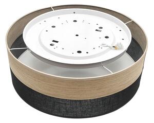 LED Stropné svietidlo SIRJA WOOD LED/36W/230V pr. 45 cm čierna/dub