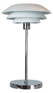 Dyberg Larsen DL31 stolová lampa kovová biela