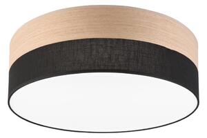 LED Stropné svietidlo SIRJA WOOD LED/36W/230V pr. 45 cm čierna/dub