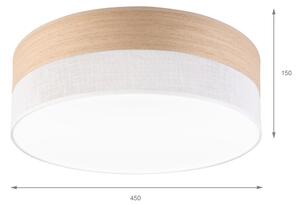 LED Stropné svietidlo SIRJA WOOD LED/36W/230V pr. 45 cm biela/dub