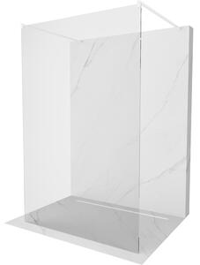 Mexen Kioto voľne stojaca sprchová stena 100 x 200 cm, transparentnéné 8 mm, biela - 800-100-002-20-00