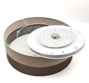 LED Stropné svietidlo SIRJA WOOD LED/36W/230V pr. 45 cm hnedá/dub