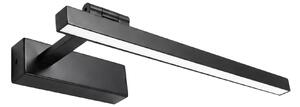 Toolight Toolight, LED nástenné svietidlo, 40cm, 8W, 4000K, 1500lm, SWE034-1W, čierna matná, OSW-20133
