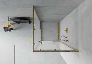 Mexen Rio štvorcová sprchová kabína 70 x 70 cm, inovať, zlatá - 860-070-070-50-30