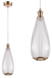 Toolight Toolight, LED závesné svietidlo, 8cm, 1W, 3000K, 500lm, LHJ120-CP, svetlé ružové zlato, OSW-03258
