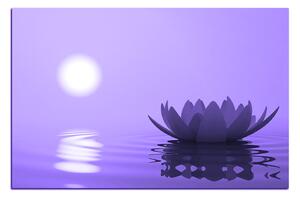 Obraz na plátne - Zen lotus 1167VA (100x70 cm)