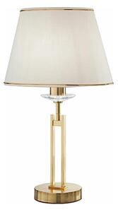 Kolarz 330.71.8C - Krištáľová stolná lampa IMPERIAL 1xE27/60W/230V zlatá/béžová