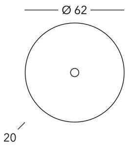 Kolarz A1306.61XL.Wm.SunWg - Nástenné svietidlo MOON 1xE27/100W/230V biela