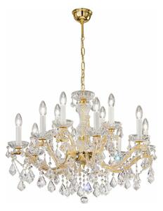 Kolarz 3149.88+4.3.KoT - Krištáľový luster MARIA LOUISE 12xE14/40W/230V 24K zlato