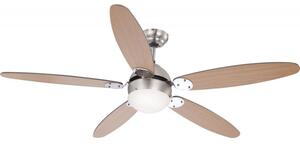 Globo 0308 stropné svietidlo s ventilátorom Azura 1x60W | E14 - s ťahovým vypínačom